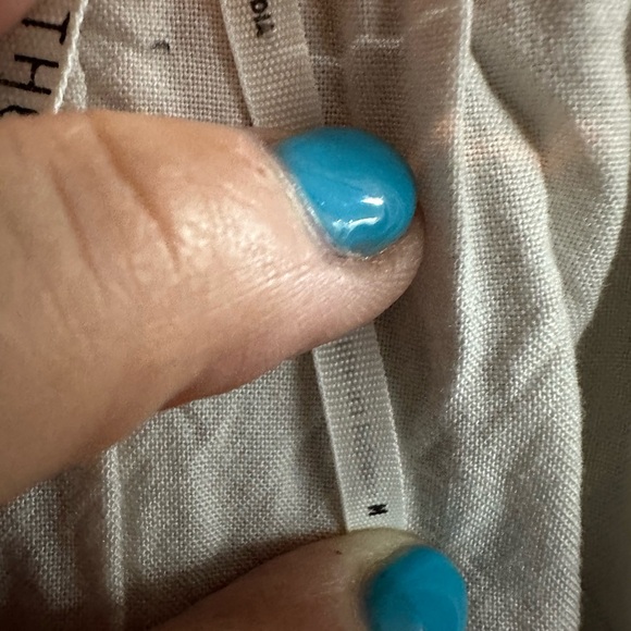 Feather Bone by Anthropologie M striped embroidered dress - Picture 6 of 9